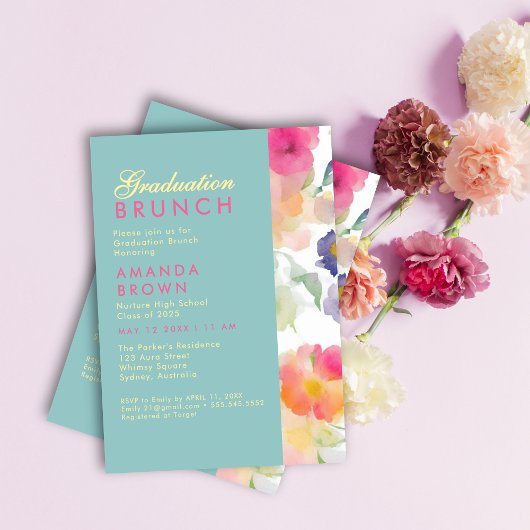 Eleganter, einzigartiger trendiger Abschluss BRUNC Einladung