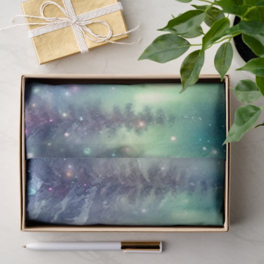 Eleganter Eisbär Eiskronen-Decoupage Seidenpapier (Geschenk)