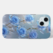 Eleganter Eisfall Rose Winter Phone Case (Rückseite (Horizontal))