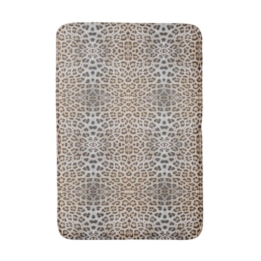 Eleganter, eleganter Leopardengeflecht Badematte (Vorderseite Vertikal)