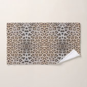 Eleganter, eleganter Leopardengeflecht Badhandtuch Set (Handtuch)