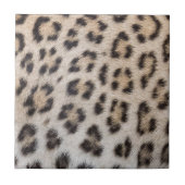 Eleganter, eleganter Leopardengeflecht Fliese (Vorderseite)