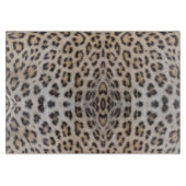 Eleganter, eleganter Leopardengeflecht Schneidebrett (Vorderseite)