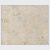 Eleganter Elfenbeindamast für jede Anlässe Geschenkpapier (Flach)