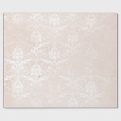 Eleganter Elfenbeindamast für jede Anlässe Geschenkpapier (Flach)