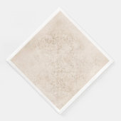 Eleganter Elfenbeindamast für jede Anlässe Serviette (Ecke)