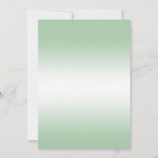 Eleganter Emerald Glitzer & Silver Wedding Rings Einladung (Rückseite)