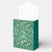 Eleganter Emerald Green & Gold Abschluss Geschenkschachtel (Geöffnet)