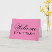 Eleganter Empfang auf der Team Grußkarte Karte (Gelbe Blume)