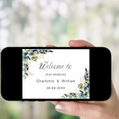 Eleganter Empfang durch Eukalyptus Wedding Poster