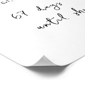 Eleganter Empfang im Brautparty Poster (Ecke)