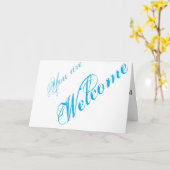 Eleganter Empfang Karte (Gelbe Blume)