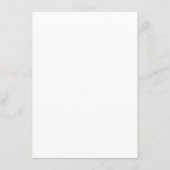 Eleganter Empfang Unterkunft Details Hochzeiten Begleitkarte (Rückseite)
