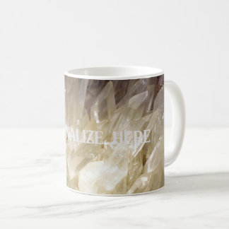 Eleganter Energiedruck Personalisiertes Quarzglas Kaffeetasse