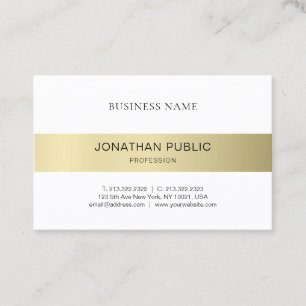 Eleganter Entwurfs-Trendy Minimalistischer Visitenkarte