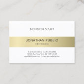 Eleganter Entwurfs-Trendy Minimalistischer Visitenkarte (Vorderseite)