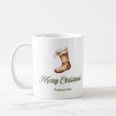 Eleganter, erdiger nordischer Stil, benutzerdefini Kaffeetasse (Links)