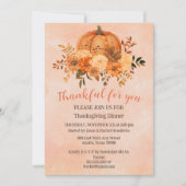 Eleganter Erntedank Feierlichkeiten Einladung (Vorderseite)