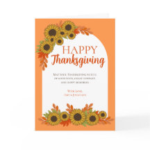 Eleganter Erntedank mit Sonnenblumen Herbstfarben