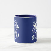Eleganter Erntedank Typografie Tasse (Zentrum)