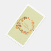 Eleganter Erntedank unterhaltsam Serviette (Ecke)