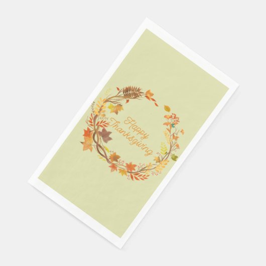 Eleganter Erntedank unterhaltsam Serviette (Ecke)