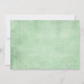 Eleganter Eucalyptus Grüner Garten 1. Geburtstag Dankeskarte (Rückseite)