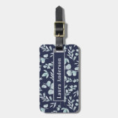 Eleganter Eukalyptus Personalisiert Gepäckanhänger (Vorderseite vertikal)