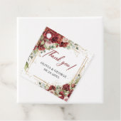 Eleganter Eukalyptus-Rosa Geschenkanhänger (Beispiel)