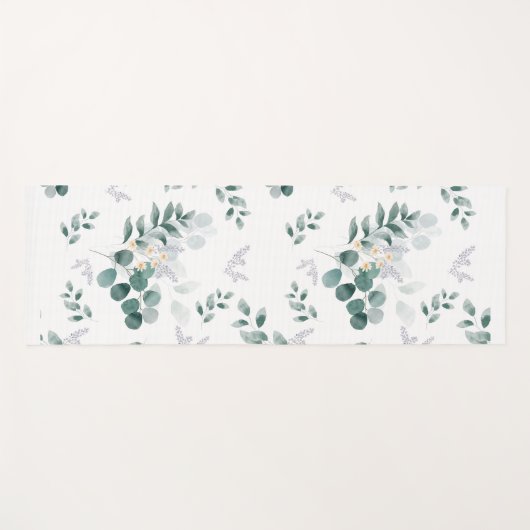 Eleganter Eukalyptus Yogamatte (Vorderseite (Horizontal))