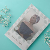 Eleganter Eukalyptus zur Beerdigung des Gedächtnis Dankeskarte