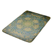 Eleganter europäischer Design-Badezimmerteppich Badematte (Schrägansicht)