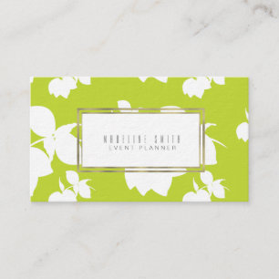 Eleganter Eventplaner Florist Lemon Limon Visitenkarte