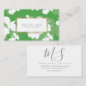 Eleganter Eventplaner Florist Lemon Silo Visitenkarte (Vorne/Hinten)