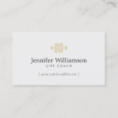 Eleganter Ewigkeitsknoten, Unendlichkeit Knoten Go Visitenkarte (Vorderseite)