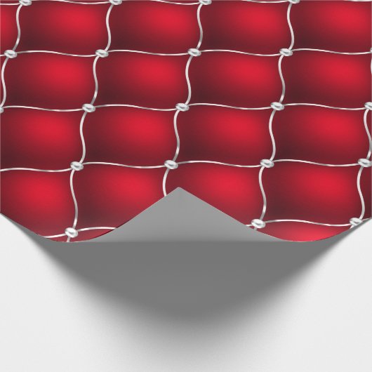 Eleganter Extravaganter Bling-Pattern-Urlaub Geschenkpapier (Ecke)