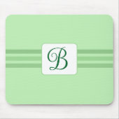 Eleganter Extravaganter Grünstreifen Mousepad (Vorne)