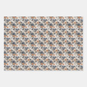 Eleganter Fall der Orangenmarinade aus Kupfer Geschenkpapier Set (Vorderseite 3)