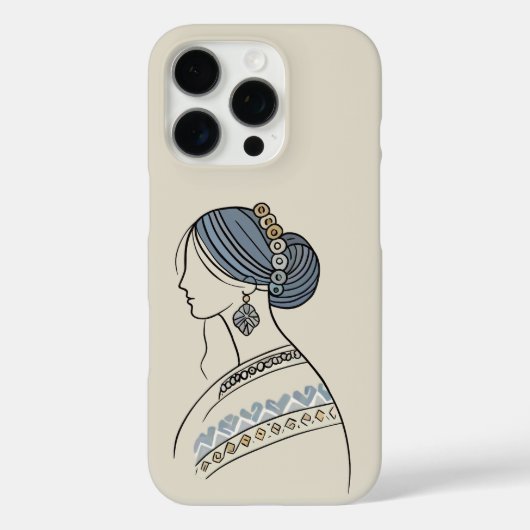 Eleganter Fall des ukrainischen Folk Art iPhone Case-Mate iPhone Hülle (Rückseite)