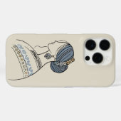 Eleganter Fall des ukrainischen Folk Art iPhone Case-Mate iPhone Hülle (Rückseite (Horizontal))