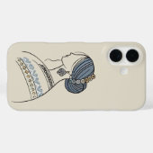 Eleganter Fall des ukrainischen Folk Art iPhone Case-Mate iPhone Hülle (Rückseite (Horizontal))