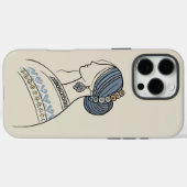 Eleganter Fall des ukrainischen Folk Art iPhone Case-Mate iPhone Hülle (Rückseite (Horizontal))