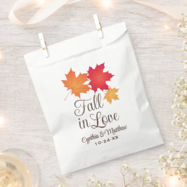 Eleganter Fall in der Liebe Herbstwoche Geschenktütchen