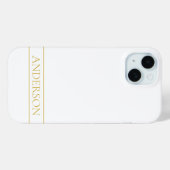 Eleganter falscher Goldstreifen oder DIY Case-Mate iPhone Hülle (Rückseite (Horizontal))