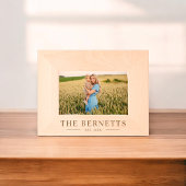 Eleganter Familienname Geätzte Rahmen