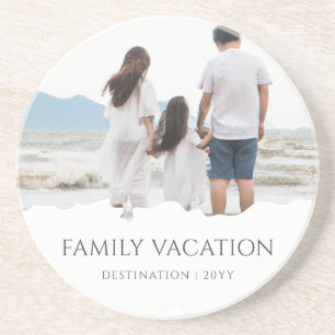Eleganter Familienurlaub Foto für Familienreisen Getränkeuntersetzer