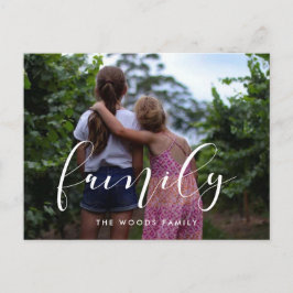 Eleganter Familienurlaub Foto Postkarte