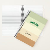 Eleganter Farbblock Beste Spiralnotebooks Notizblock (Innen)
