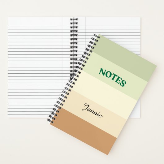 Eleganter Farbblock Beste Spiralnotebooks Notizblock (Innen)