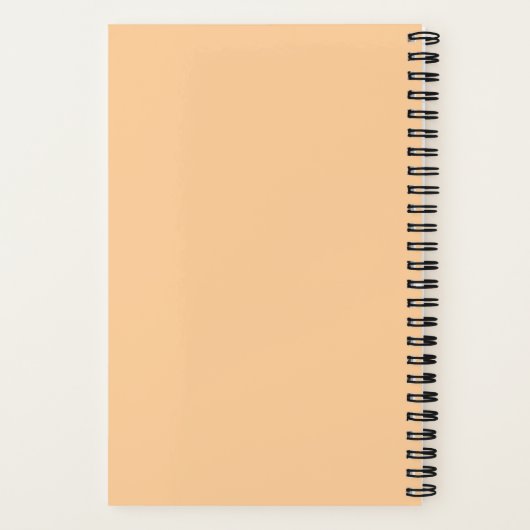 Eleganter Farbblock Beste Spiralnotebooks Notizblock (Rückseite)